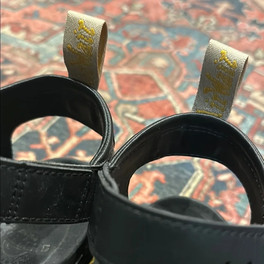 Dr. Martens Blaire Black Leather Sandals - Picture 5 of 6